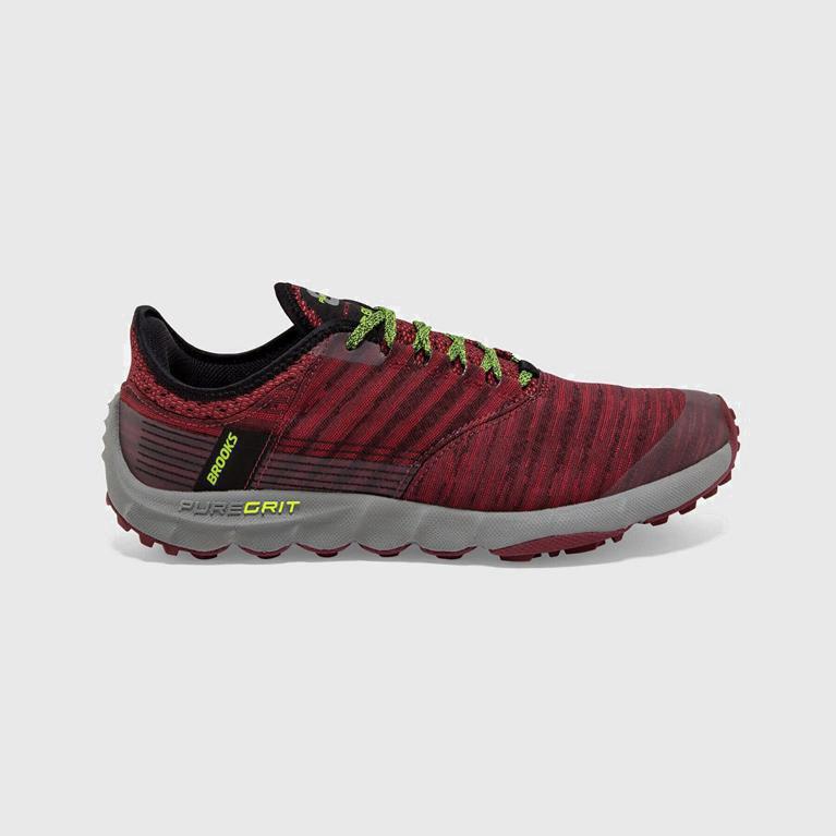 Brooks Puregrit 8 Terrengløpesko Herre Online - Rød - Norge (ONP653170)